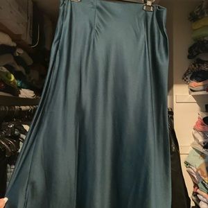 Nine West Satin Midi Skirt